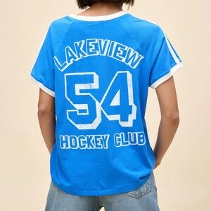 Daydreamer Blue Lakeview Hockey Club Tee